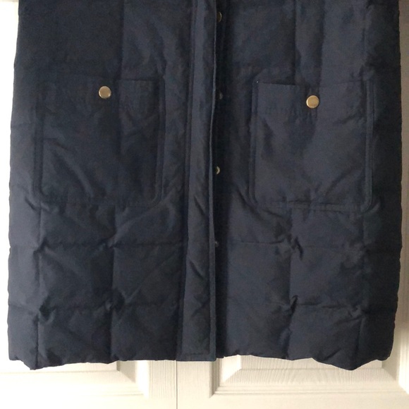 ✨Rare✨ J Crew Snowbound Puffer in Navy Sz Small - Picture 4 of 7
